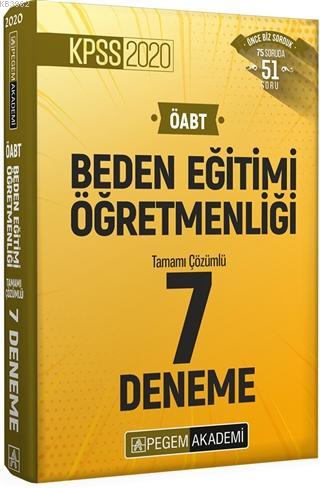 KPSS 2020 ÖABT Beden Eğitimi Öğretmenliği Tamamı çözümlü 7 Deneme