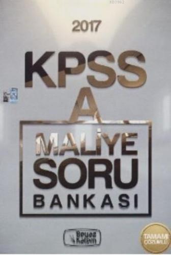 KPSS A Grubu Maliye Soru Bankası 2017