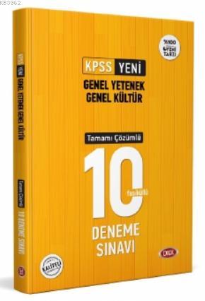 KPSS Genel Yetenek Kültür Tamamı Çözümlü 10 Deneme Sınavı Kolektif