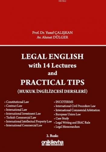 Legal English with 14 Lectures and Practical Tips Ahmet Dülger