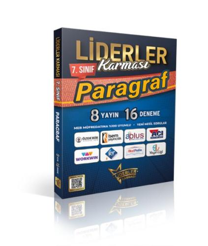 Liderler Karması 7.Sınıf Paragraf Denemeleri 8 Yayın 16 Deneme Komisyo