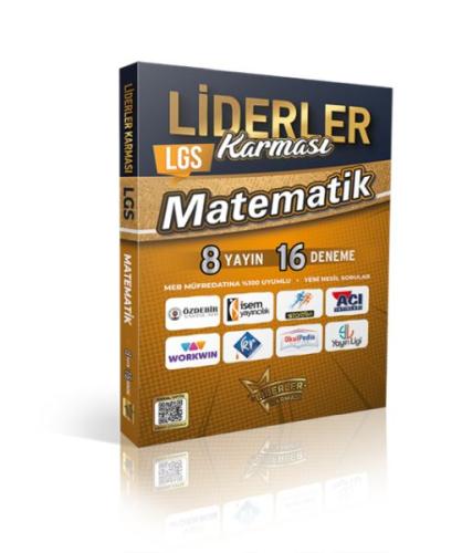 Liderler Karması Lgs Matematik Denemeleri 8 Yayın 16 Deneme Komisyon