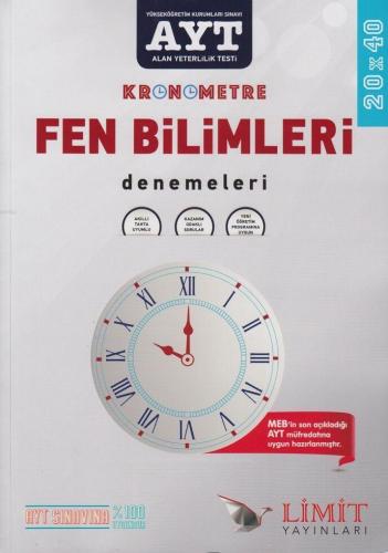 Limit Yayınları AYT Fen Bilimleri 20 x 40 Kronometre Denemeleri 2020 Ö