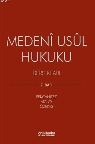 Medeni Usul Hukuku Ders Kitabı Hakan Pekcanıtez