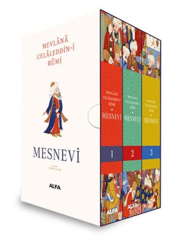 Mesnevi 1-2-3 (Kutulu Set) Mevlana Celaleddini Rumi