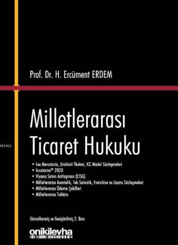 Milletlerarası Ticaret Hukuku H.Ercüment Erdem