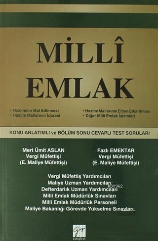 Milli Emlak Konu Anlatımlı ve Bölüm Sonu Cevaplı Test Soruları