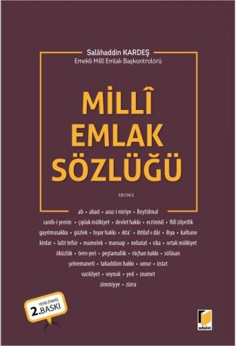 Milli Emlak Sözlüğü Salahaddin Kardeş