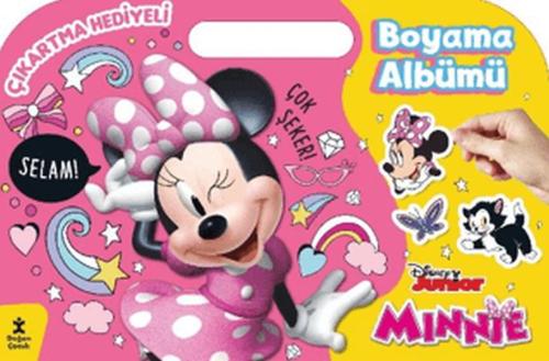 Minnie Çıkartma Hediyeli Boyama Albümü Kolektif