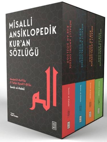 Misalli Ansiklopedik Kur’an Sözlüğü (4 Cilt - Kutulu) Semin el-Halebi