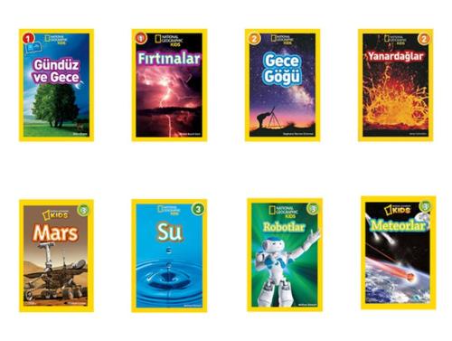 National Geographic Kids Bilim Seti 8 Kitap Melissa Stewart