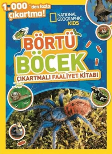 National Geographic Kids Börtü Böcek Çıkartmalı Faaliyet Kitabı Kolekt