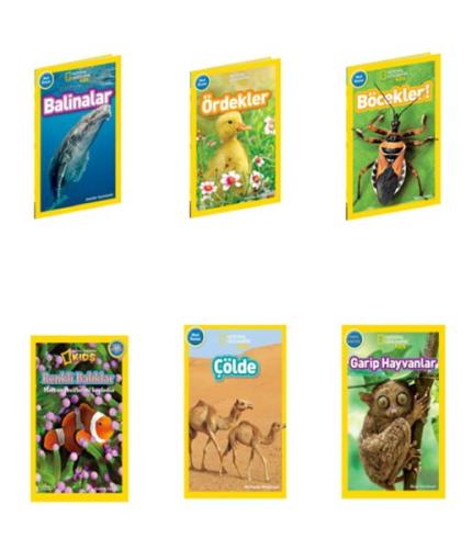 National Geographic Kids Okul Öncesi Serisi 6 Kitap Melissa Stewart