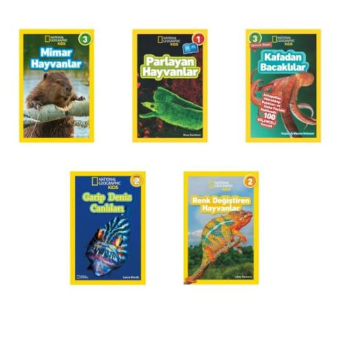 National Geographic Kids Olağanüstü Hayvanlar Seti 5 Kitap Melissa Ste