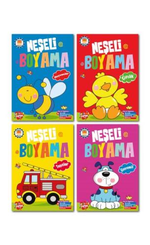 Neşeli Boyama 10 Set +1 Set (44 Kitap) Kolektif