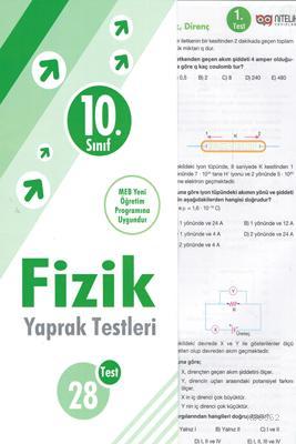 Nitelik - 10. Sınıf Fizik Yaprak Testleri