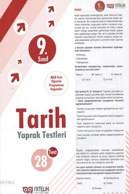 Nitelik - 9. Sınıf Tarih Yaprak Testleri