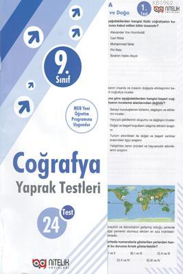 Nitelik Yayınları 9. Sınıf Coğrafya Yaprak Testleri