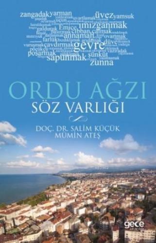 Ordu Ağzı Söz Varlığı Saim Küçük