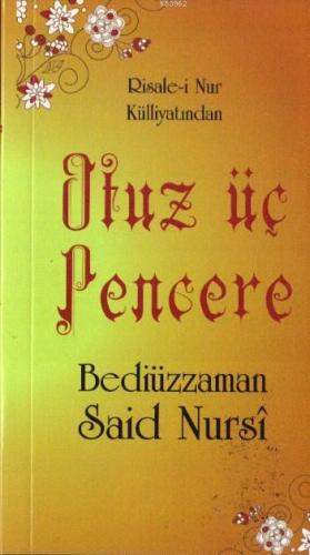 Otuzüç Pencere Cep 2.Hamur Bediüzzaman Said Nursi