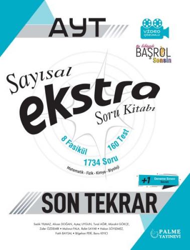 Palme AYT Sayısal Ekstra Soru Kitabı Son Tekrar Komisyon