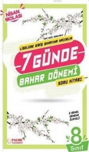 Palme Yayınları 8. Sınıf LGS 7 Günde Bahar Dönemi Soru Kitabı Palme