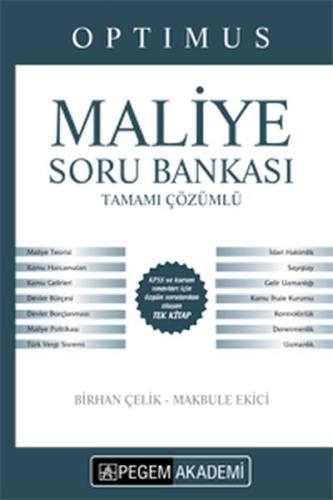 Pegem Optimus 2018 KPSS A Grubu Maliye Tamamı Çözümlü Soru Bankası (Ci