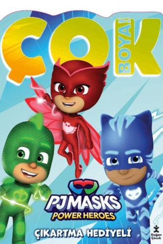 Pjmask Çok Boya! Çıkartmalı Dev Boyama Kitabı Kolektif