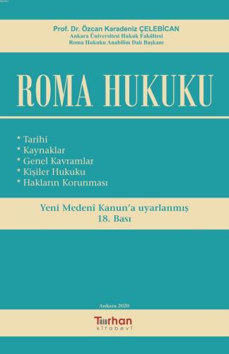 Roma Hukuku Özcan Karadeniz Çelebican