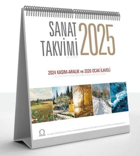 Sanat Takvimi 2025 Masa Takvimi Kolektif