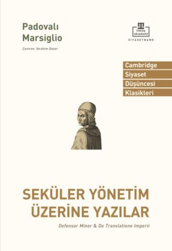 Seküler Yönetim Üzerine Yazılar Padualı Marsiglio