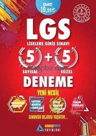 Sıradışı Analiz Yayınları 8. Sınıf LGS 5+5 Yeni Nesil Deneme Sıradışı 