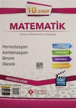 Sonuç Yayınları 10. Sınıf Matematik Permütasyon Kombinasyon Binom Olas