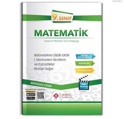 Sonuç Yayınları 9. Sınıf Matematik Bölünebilme EBOB EKOK I. Dereceden 