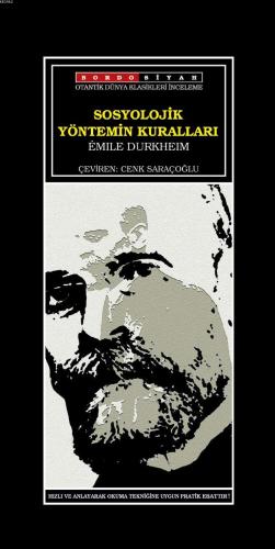 Sosyolojik Yöntemin Kuralları Emile Durkheim