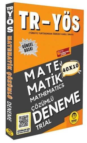 Tasarı 2025 TR YÖS Matematik 40X10 Çözümlü Deneme Özgen Bulut