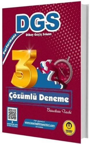 Tasarı Yayınları 2025 DGS Performans Çözümlü 3 Deneme Kolektif