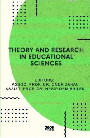 Theory and Research in Educational Sciences Onur Zahal