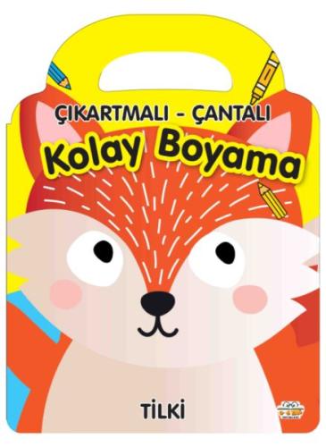 Tilki - Çıkartmalı-Çantalı Kolay Boyama Kolektif