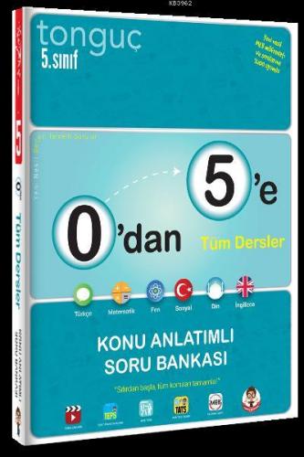 Tonguç Yayınları 5. Sınıf 0 dan 5 e Tüm Dersler Konu Anlatımlı Soru Ba