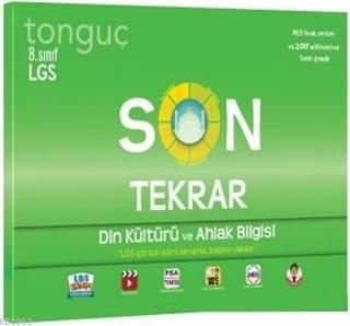 Tonguç Yayınları 8. Sınıf LGS Son Tekrar Din Kültürü ve Ahlak Bilgisi 