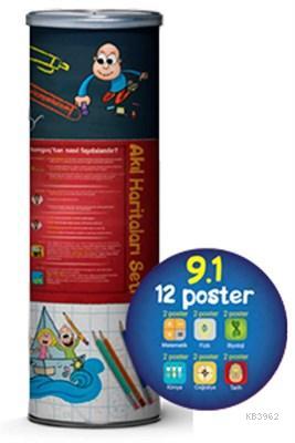 Tonguç Yayınları 9. Sınıf 1. Dönem Akıl Haritaları Seti (12 Poster) To