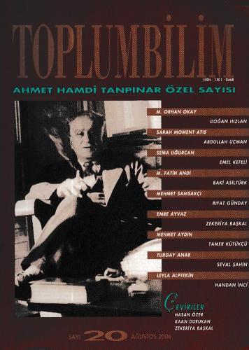 Toplumbilim Dergisi - Sayı:20 Ağustos 2006