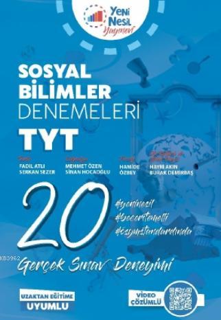 TYT Türkçe Sosyal Bilimler 20 Deneme Sınavı Hüseyin Cihangir