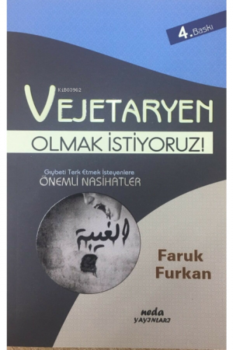 Vejetaryen Olmak İstiyoruz! Faruk Furkan