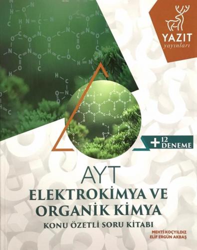 Yazıt Yayınları AYT Elektrokimya ve Organik Kimya Soru Bankası Yazıt