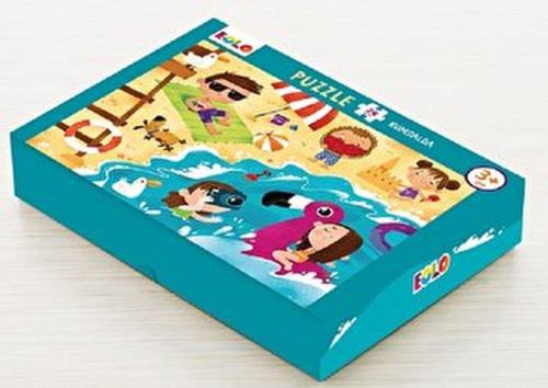 Yer Puzzle-24 Parça Puzzle - Kumsalda