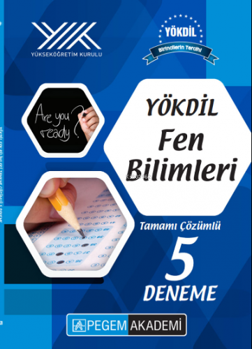 YÖKDİL Fen Bilimleri Tamamı Çözümlü 5 Deneme Kolektif